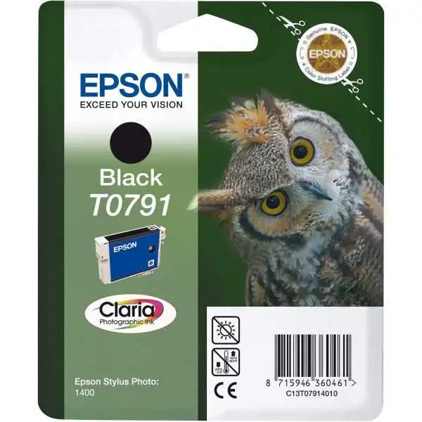 Epson T0791 Noir Chouette Cartouche authentique au meilleur prix