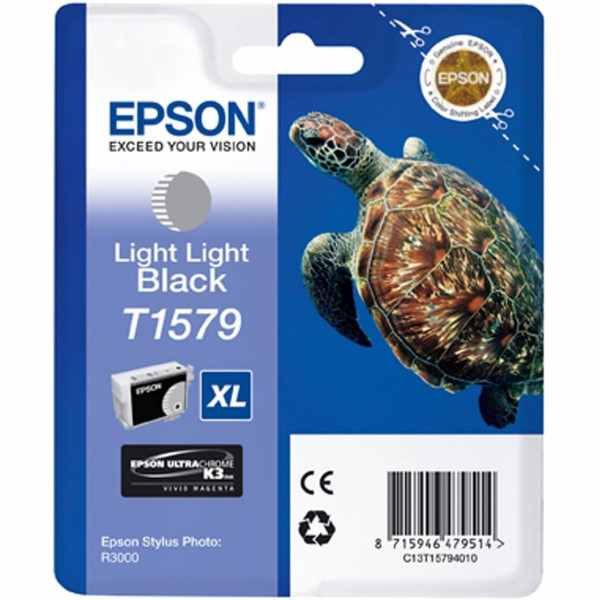 Epson T1579 Gris Clair Tortue Cartouche authentique au meilleur prix