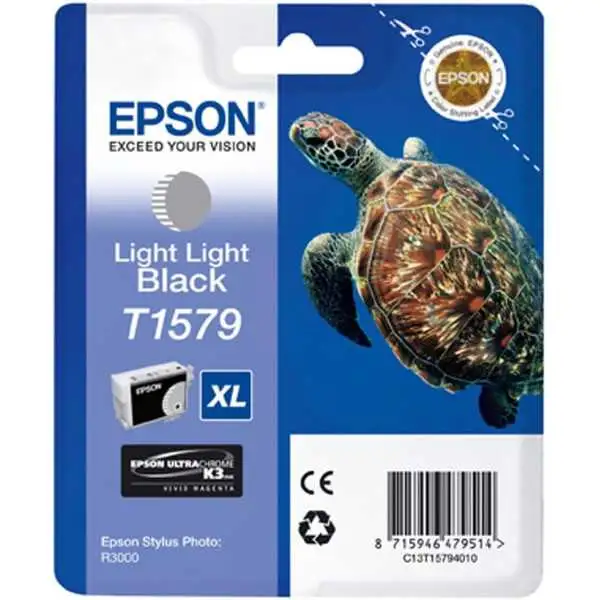 Epson T1579 Gris Clair Tortue Cartouche authentique au meilleur prix