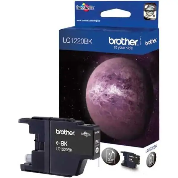 Brother LC1220BK Noir Cartouche authentique au meilleur prix