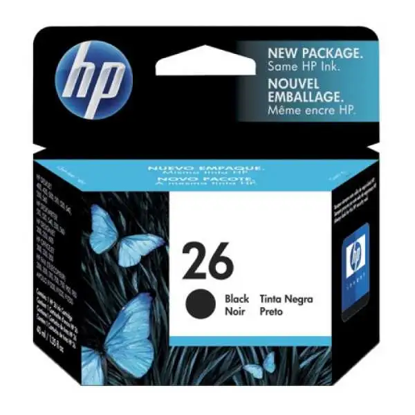 HP 26 Noir Cartouche authentique au meilleur prix