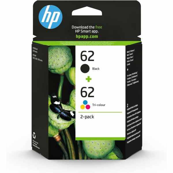 HP 62 Noir couleur Pack de cartouches authentiques au meilleur prix