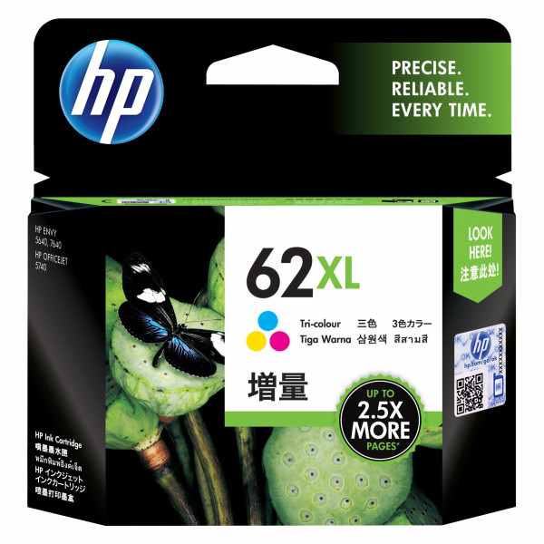 HP 62XL Couleur Cartouche authentique au meilleur prix