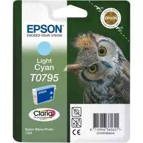 Epson T0795 Cyan clair Chouette Cartouche authentique au meilleur prix
