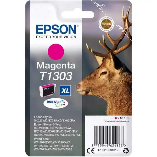 Epson T1303 Magenta Cerf Cartouche authentique au meilleur prix