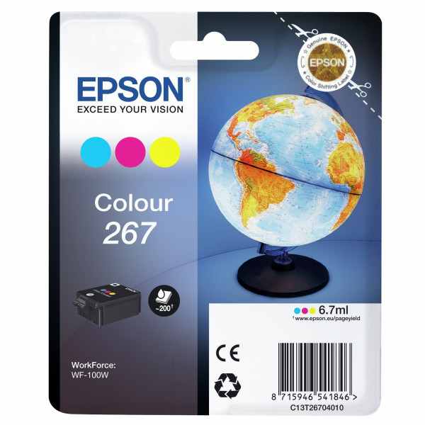 Epson 267 Couleur Globe Cartouche authentique au meilleur prix