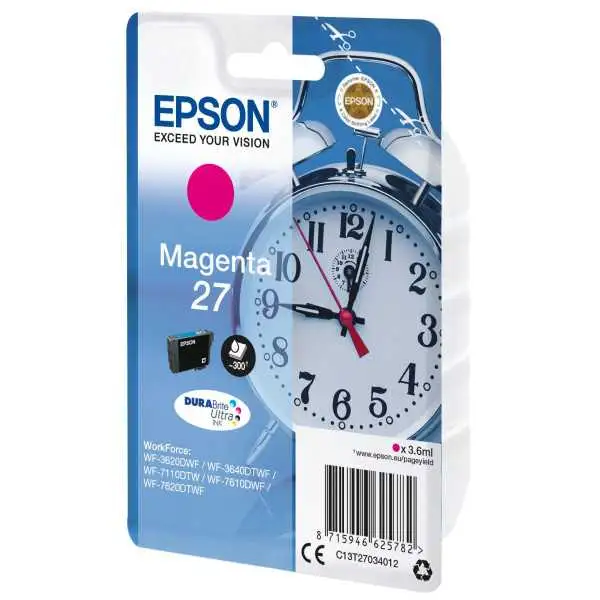 Epson 27 Magenta Réveil Cartouche authentique au meilleur prix