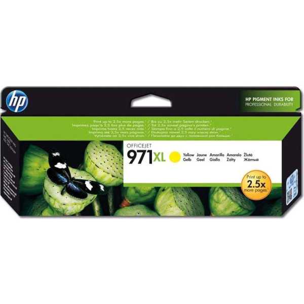 HP 971XL Jaune Cartouche authentique au meilleur prix