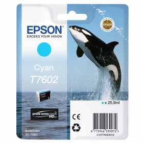 Epson T7602 Cyan Orque Cartouche authentique au meilleur prix