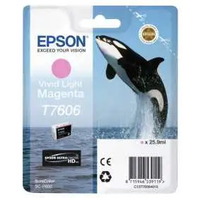 Epson T7606 Magenta vif clair Orque Cartouche authentique au meilleur prix