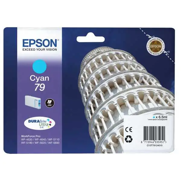 Epson 79 Cyan Tour de Pise Cartouche authentique au meilleur prix