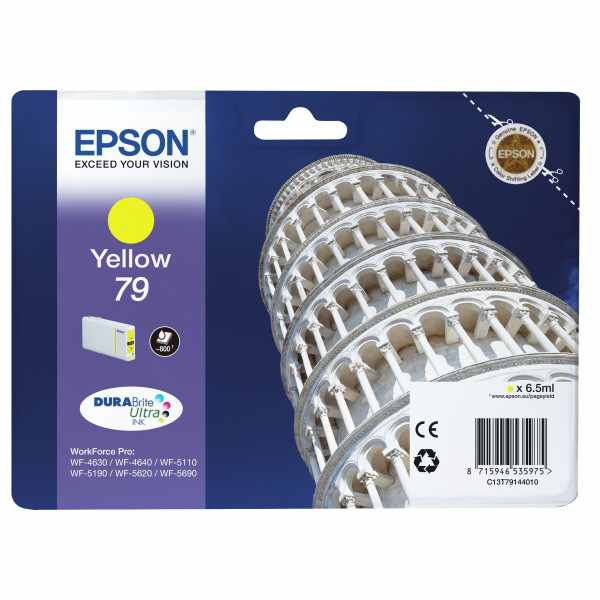Epson 79 Jaune Tour de Pise Cartouche authentique au meilleur prix