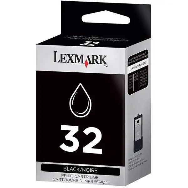 Lexmark 32 Noir Cartouche authentique au meilleur prix