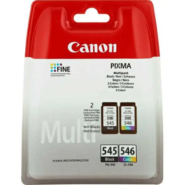 Canon PG-545/CL-546 Noir couleur Pack de cartouches authentiques au meilleur prix