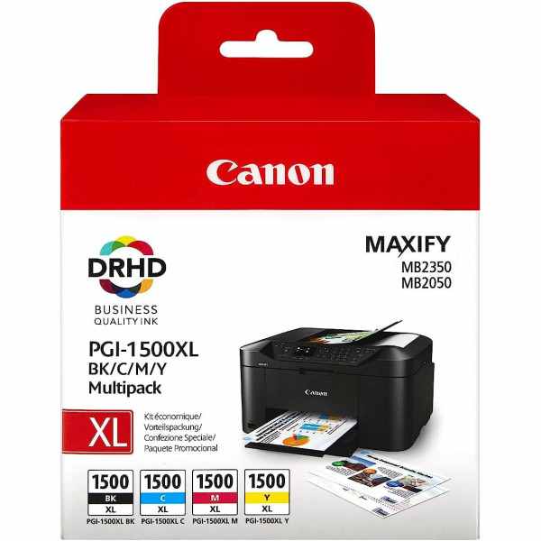 Canon PGI-1500XL Noir couleur Pack de cartouches authentiques au meilleur prix