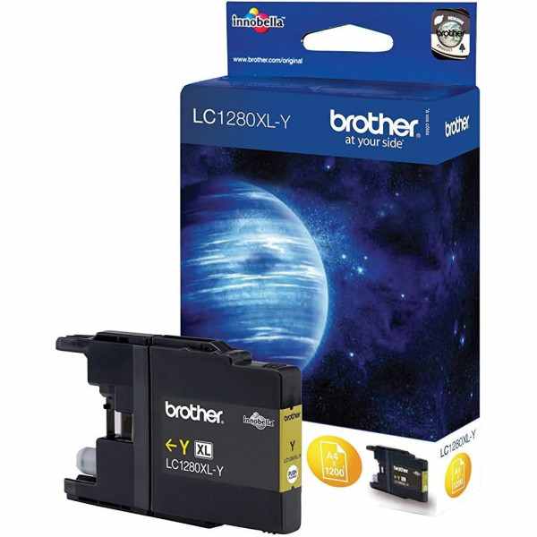 Brother LC1280XL-Y jaune Cartouche authentique au meilleur prix