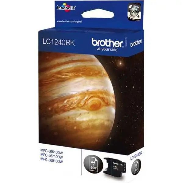 Brother LC1240BK Noir Cartouche authentique au meilleur prix