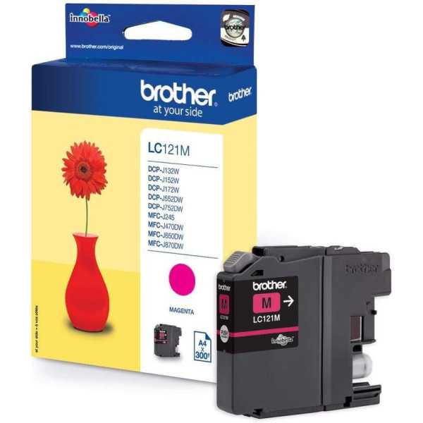 Brother LC121M Magenta Cartouche authentique au meilleur prix