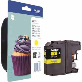 Brother LC123Y Jaune Cartouche authentique au meilleur prix