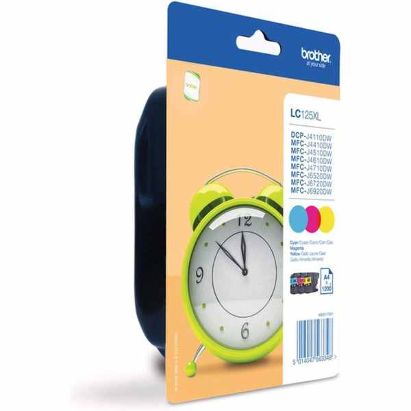 Brother LC125XL Couleur Pack de cartouches authentiques au meilleur prix