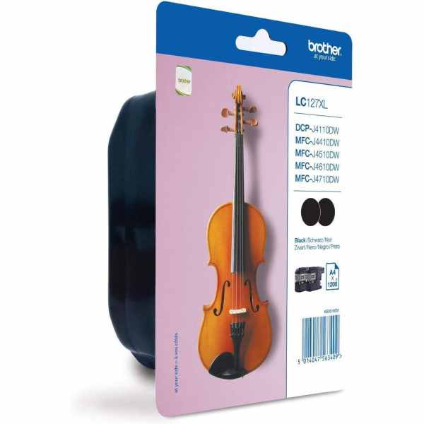 Brother LC127XLBK Noir Pack de cartouches authentiques au meilleur prix