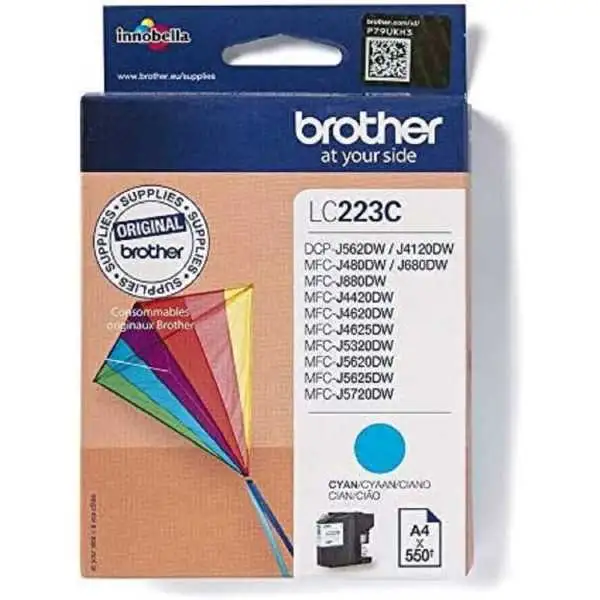 Brother LC223C Cyan Cartouche authentique au meilleur prix