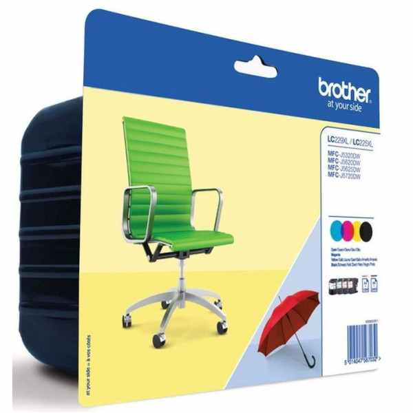 Brother LC229XL/LC225XL Noir couleur Pack de cartouches authentiques au meilleur prix