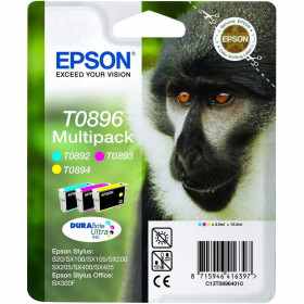 Epson T0896 Couleur Singe Pack de cartouches authentiques au meilleur prix