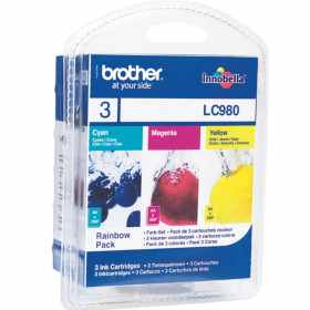 Brother LC980 Couleur Pack de cartouches authentiques au meilleur prix