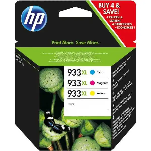 HP 933XL Couleur Pack de cartouches authentiques au meilleur prix