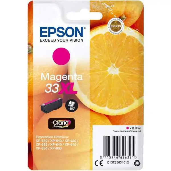 Epson 33XL Magenta Cartouche authentique au meilleur prix