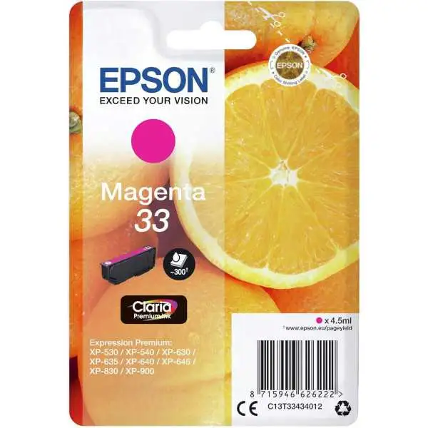 Epson 33 Magenta Cartouche authentique au meilleur prix