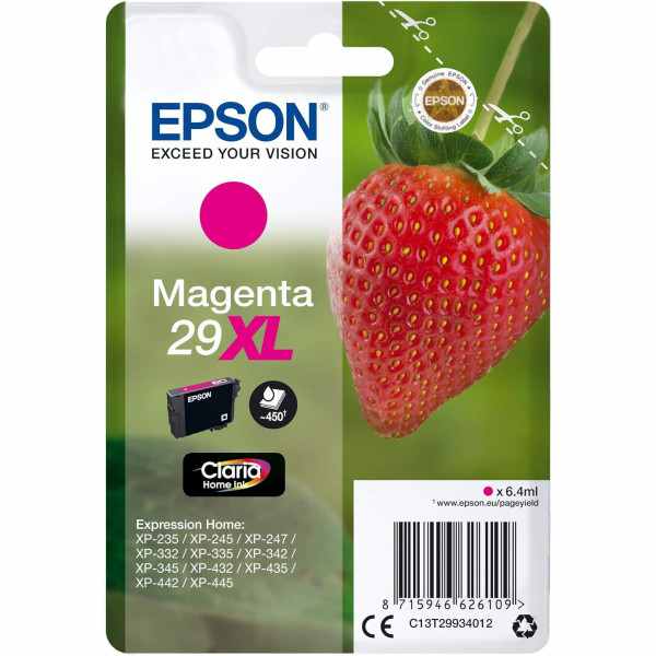 Epson 29XL Magenta Fraise Cartouche authentique au meilleur prix
