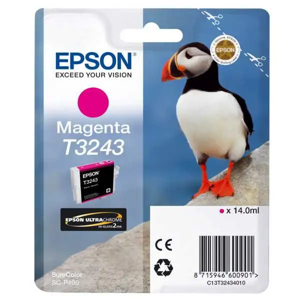 EPSON T3243 Magenta Macareux Cartouche authentique au meilleur prix