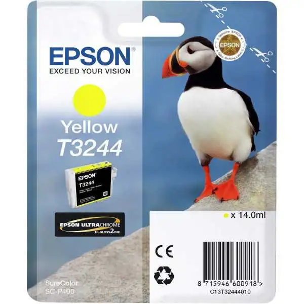 EPSON T3244 Jaune Macareux Cartouche authentique au meilleur prix