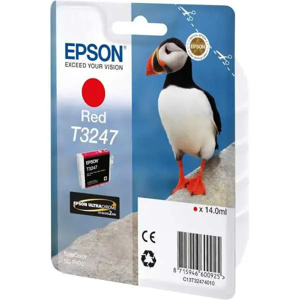 EPSON T3247 Rouge Macareux Cartouche authentique au meilleur prix