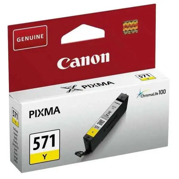 Canon CLI-571Y Jaune Cartouche authentique au meilleur prix