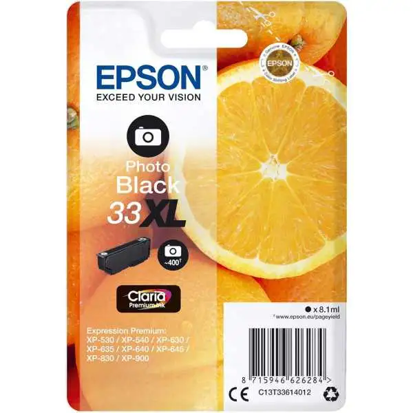 Epson 33XL Photo noir Cartouche authentique au meilleur prix