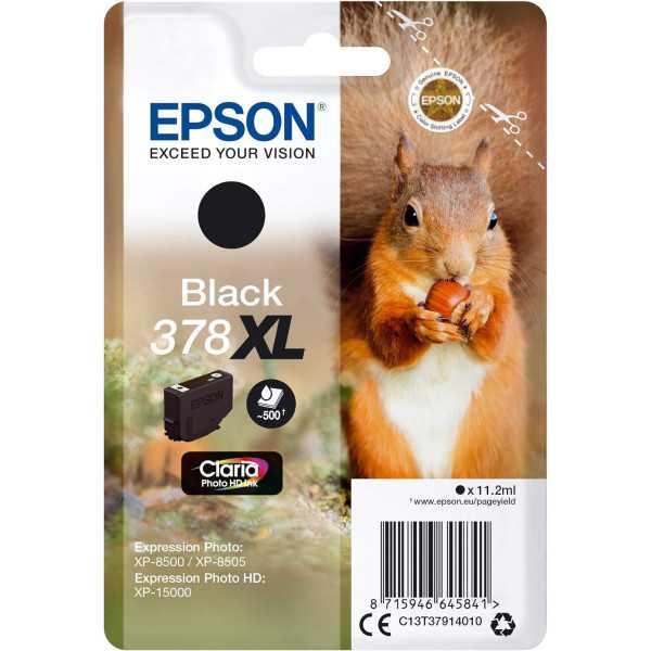 Epson 378XL Noir Ecureuil Cartouche authentique au meilleur prix