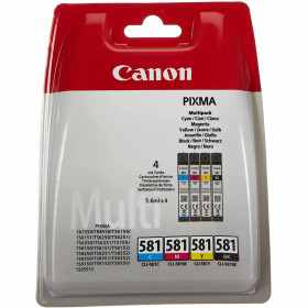 Canon CLI-581 Noir couleur Pack de cartouches authentiques au meilleur prix