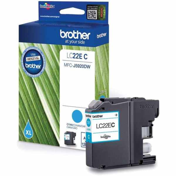 Brother LC22E C Cyan Cartouche authentique au meilleur prix