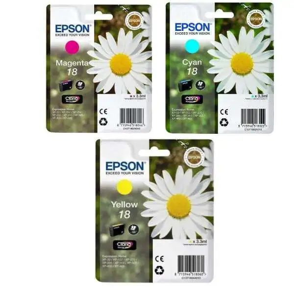 Epson 18 Couleur Pâquerette Pack de cartouches authentiques au meilleur prix