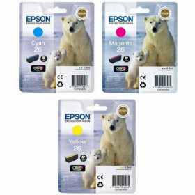 Epson 26 Couleur Ours polaire Pack de cartouches authentiques au meilleur prix