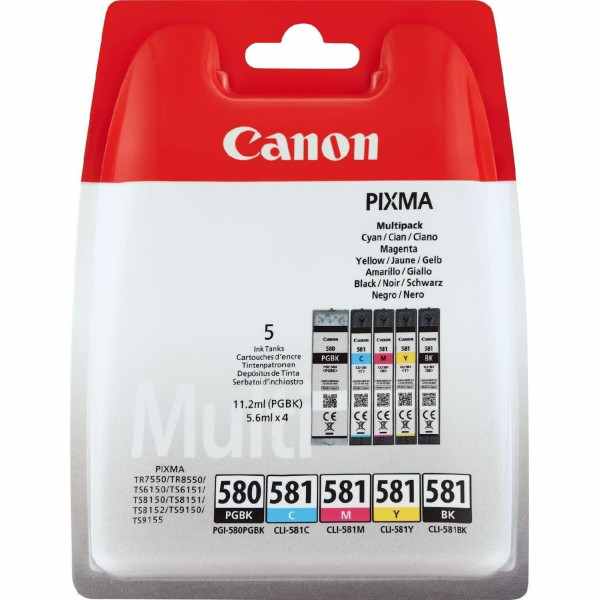Canon PGI-580/CLI-581 Noir couleur Pack de cartouches authentiques au meilleur prix