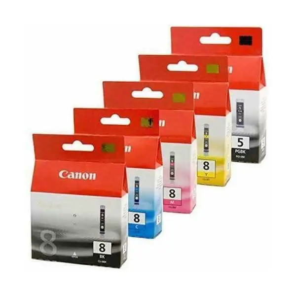 Canon CLI-8/PGI-5BK Noir couleur Pack de cartouches authentiques au meilleur prix