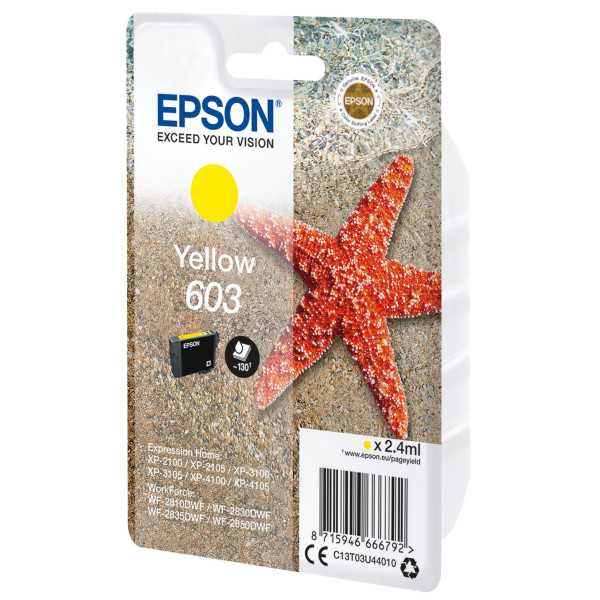 Epson 603 Jaune Etoile de Mer Cartouche authentique au meilleur prix