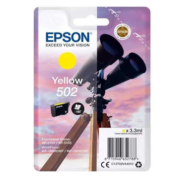 Epson 502 Jaune Jumelles Cartouche authentique au meilleur prix