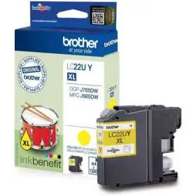 Brother LC22UY XL Jaune Cartouche authentique au meilleur prix