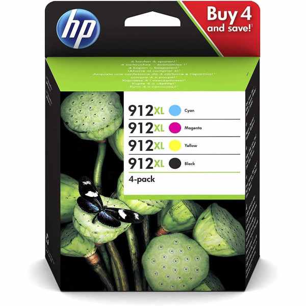 HP 912XL Noir couleur Pack de cartouches authentiques au meilleur prix