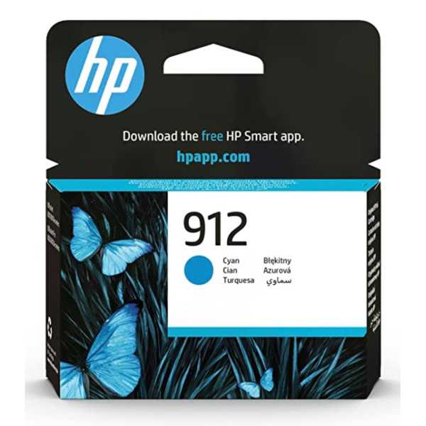 HP 912 Cyan Cartouche authentique au meilleur prix